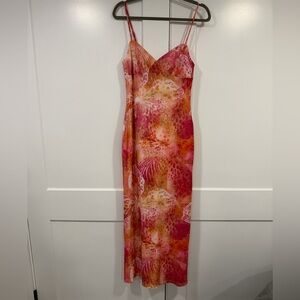 Peppermayo Exclusive - Kasey Midi Dress - Flamingo Fling US 6